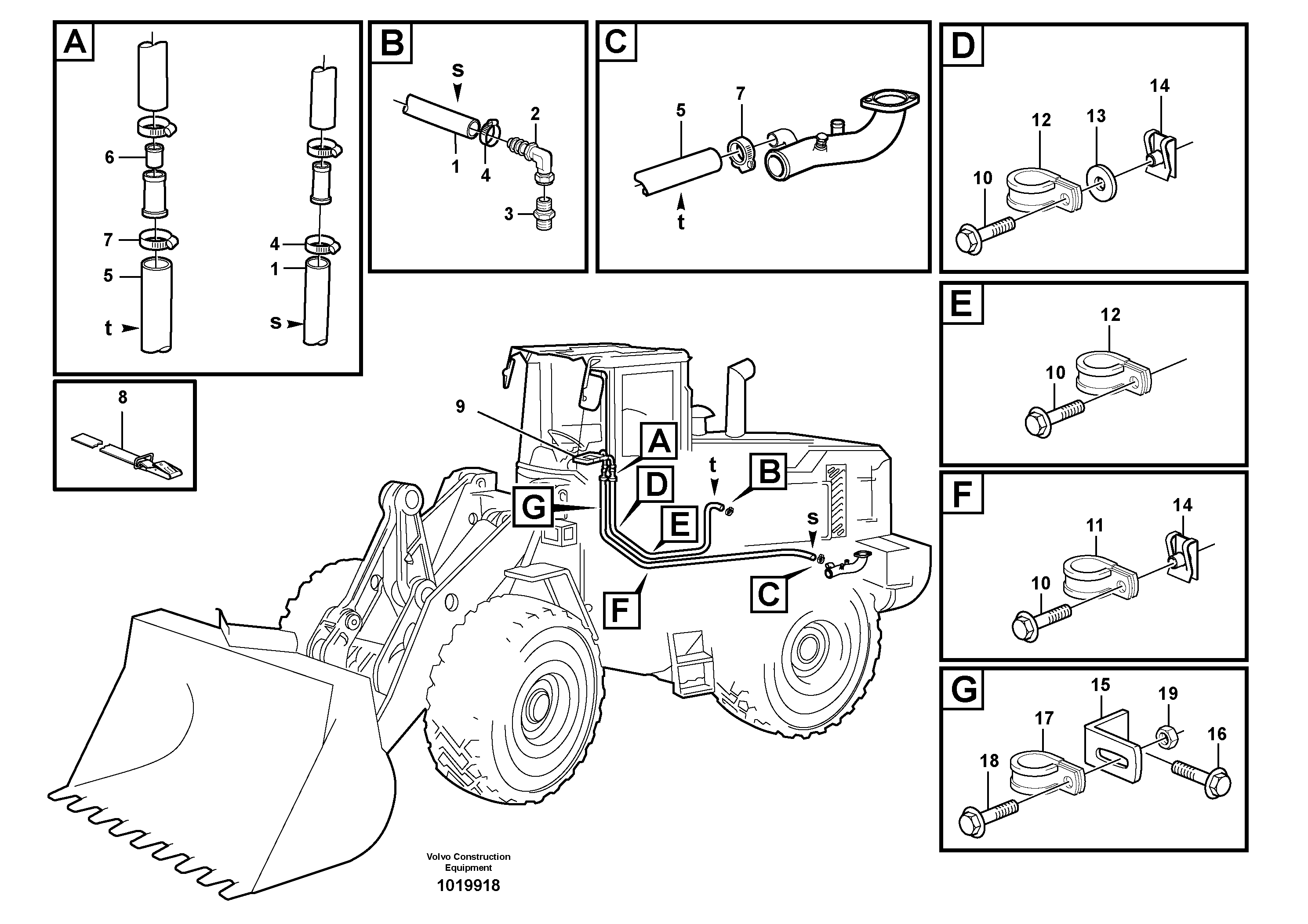 Heating system — volvo parts diagram