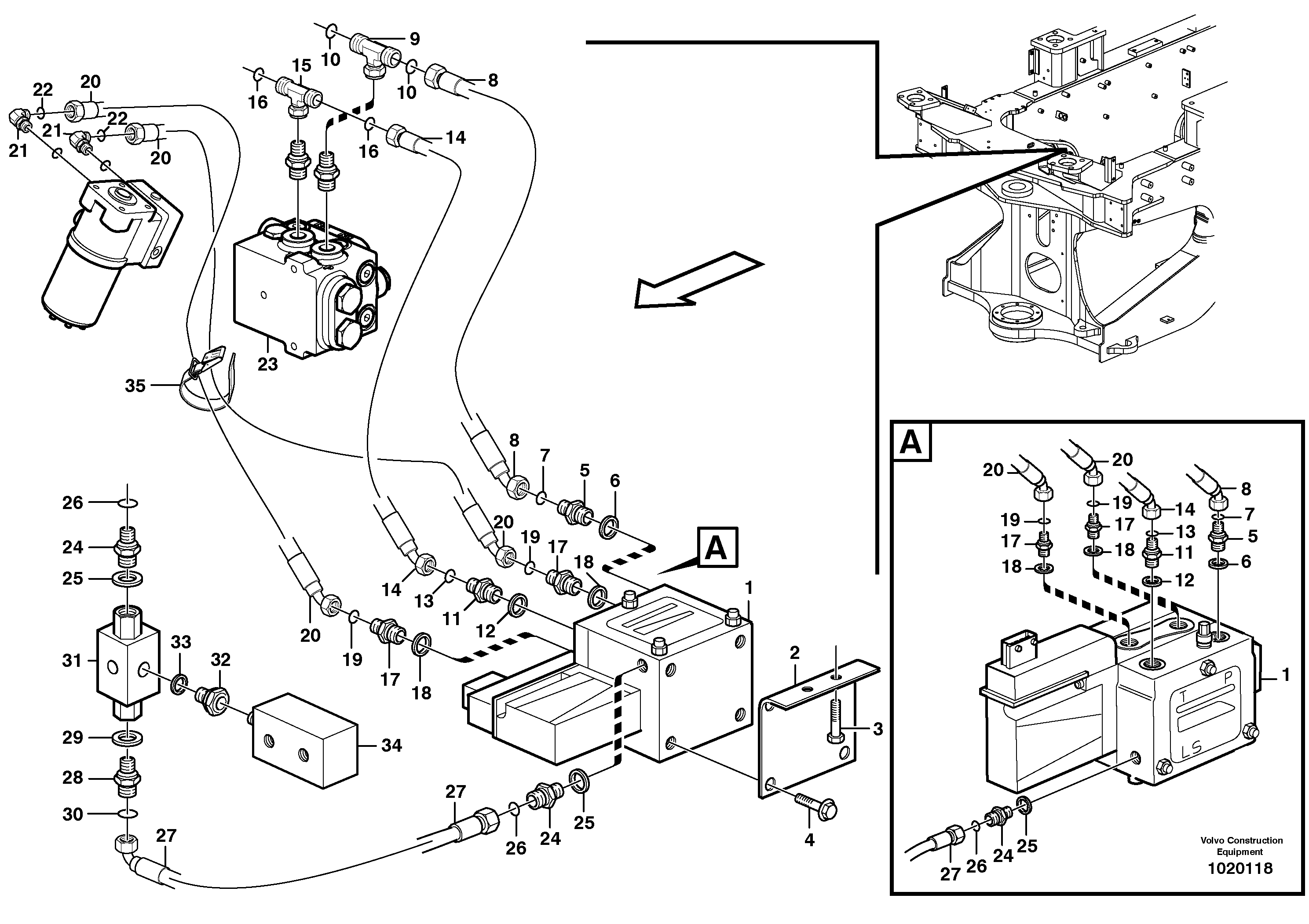 CDC - steering 80780 — volvo parts diagram