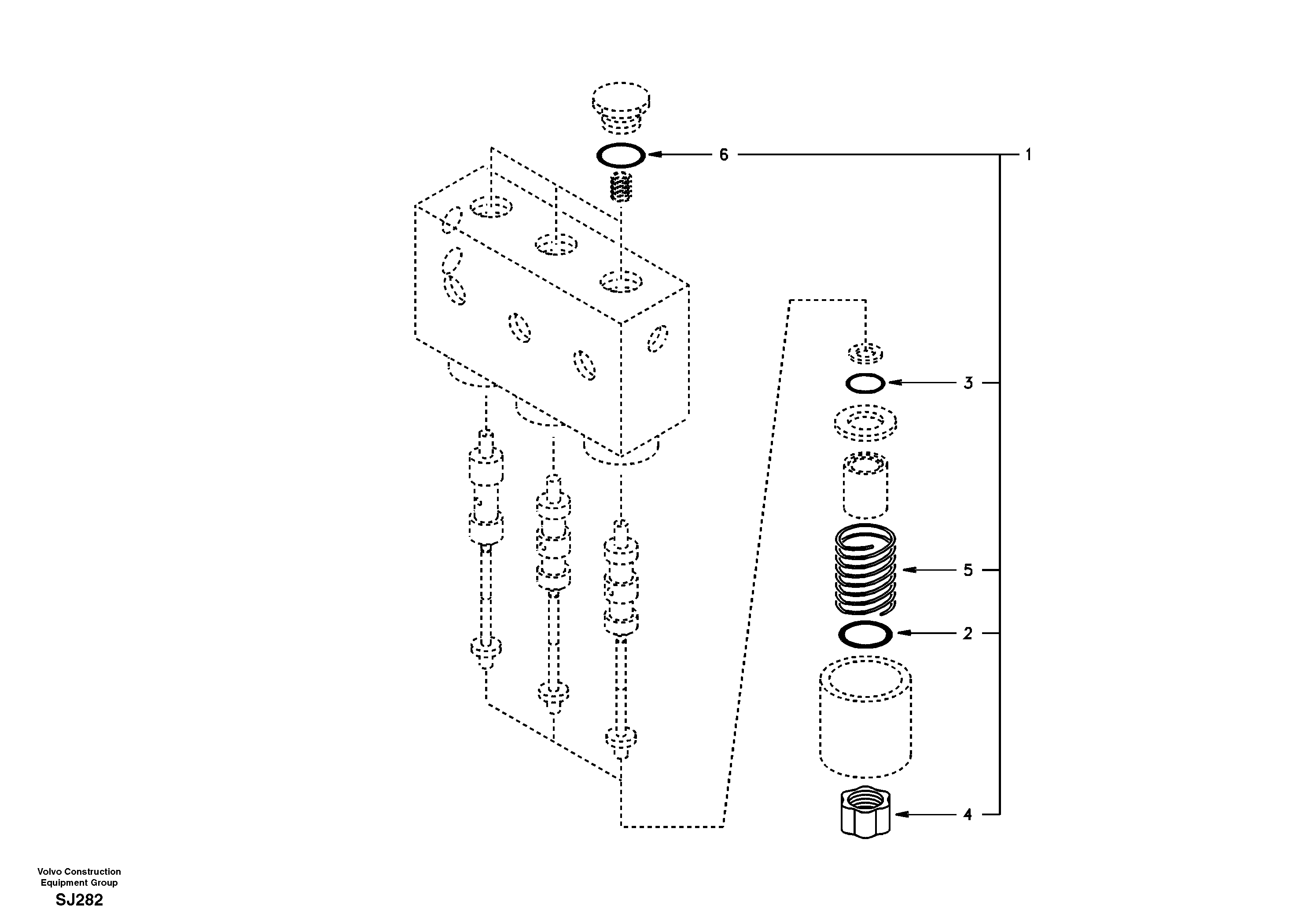 Servo system, solenoid valve — volvo parts diagram