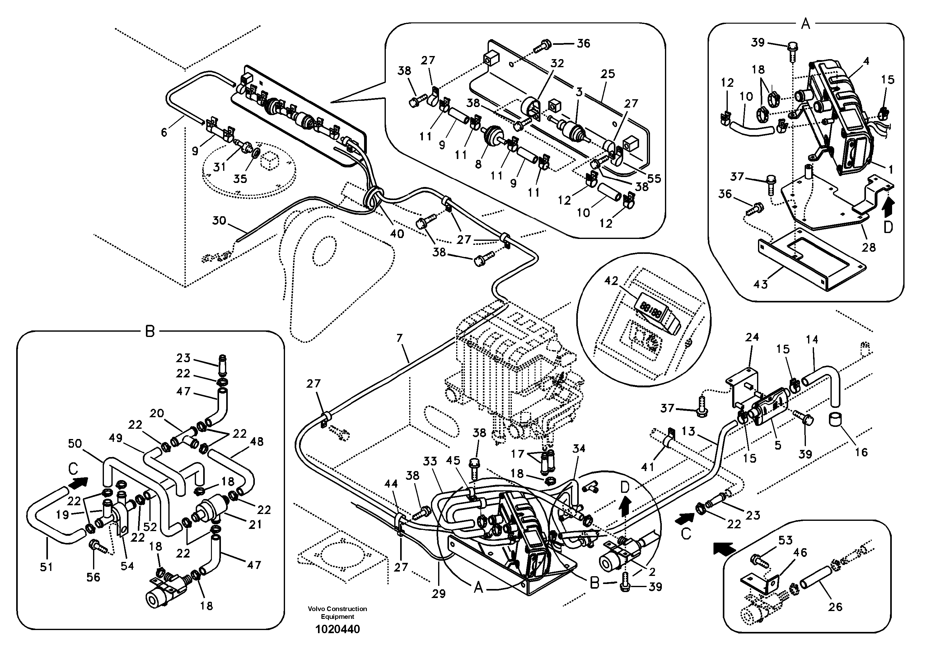 Auxiliary Heater — volvo parts diagram