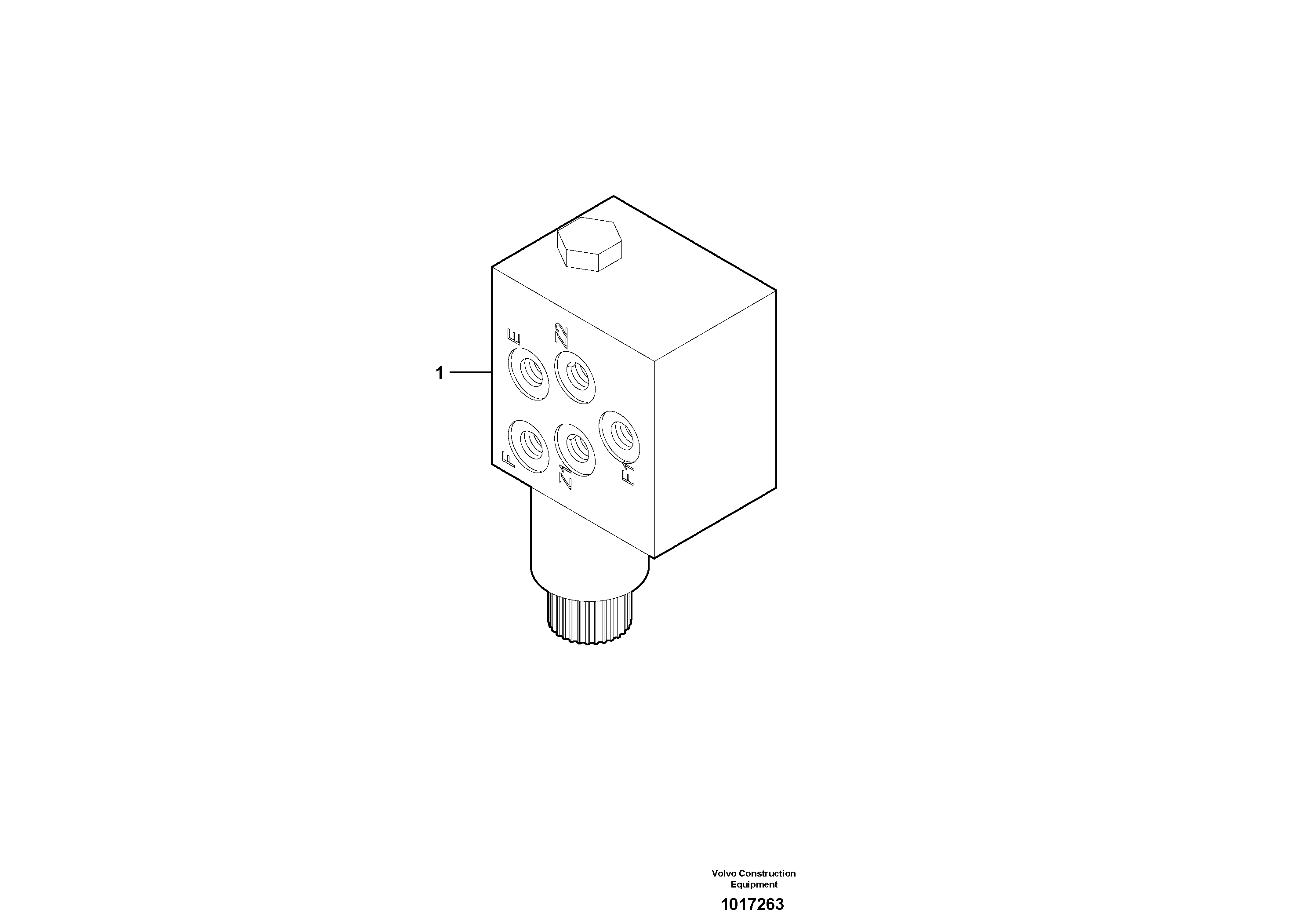 Slewing-offset selector switch — volvo parts diagram