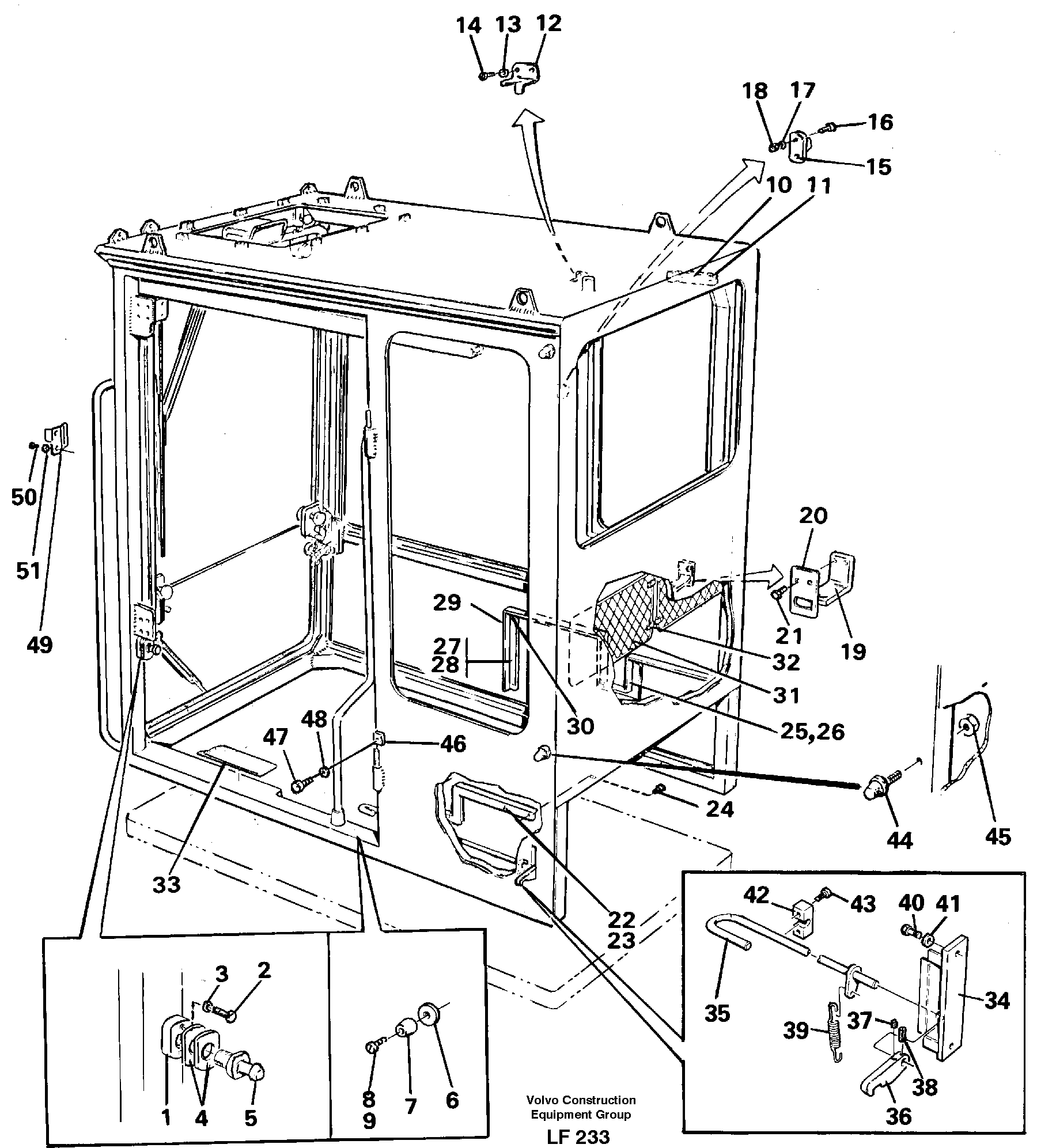 Interior components — volvo parts diagram